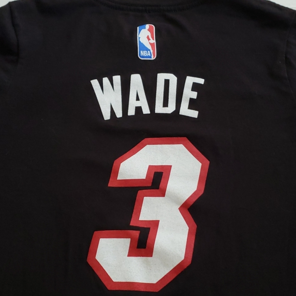 Adidas Miami Heat Wade T Shirt in size S - Picture 7 of 7
